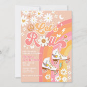 ELKE LEEFTIJD Laten we perzik rol retro groovy ver Kaart (Voorkant)