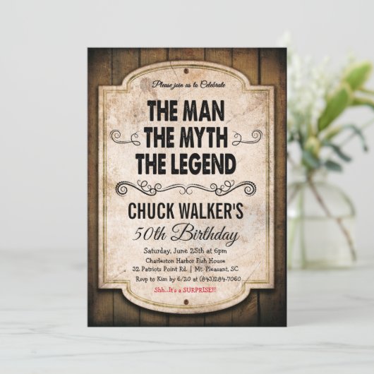 ELKE LEEFTIJD - Mannelijke uitnodiging om de dag v (Staand voorkant)