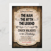 ELKE LEEFTIJD - Mannelijke uitnodiging om de dag v (Voorkant / Achterkant)