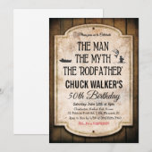 ELKE LEEFTIJD - Mannelijke uitnodiging om de dag v (Voorkant / Achterkant)