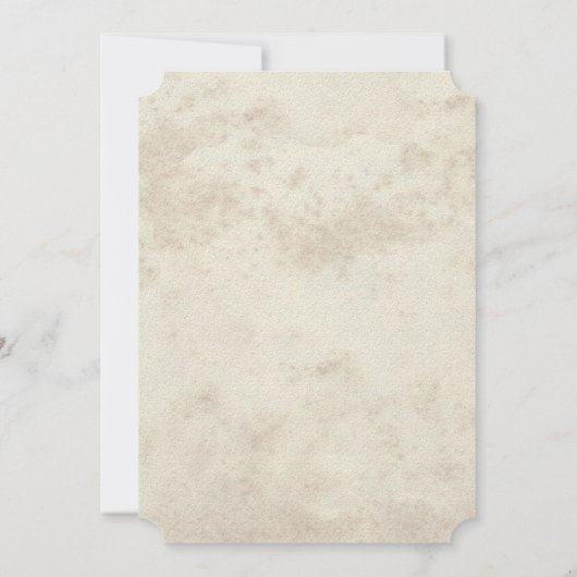 ELKE LEEFTIJD - Medieval Renaissance Birthday Invi Kaart (Achterkant)