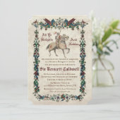 ELKE LEEFTIJD - Medieval Renaissance Birthday Invi Kaart (Staand voorkant)