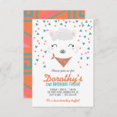 elke leeftijd meisje VERJAARDAG FIESTA alpaca lama Kaart (Voorkant / Achterkant)