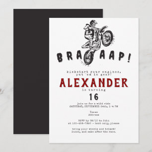 Elke leeftijd Motorcross Dirt Bike Supercross verj Kaart