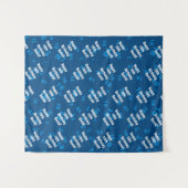 Elke leeftijd & naam gepersonaliseerd gelukkig ver wandkleed (Voorkant (horizontaal))