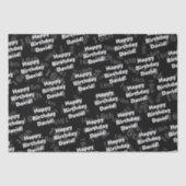 Elke leeftijd & naam gepersonaliseerde gelukkige v tissuepapier (Voorkant)