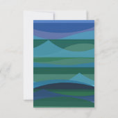 elke leeftijd retro OCEAN WHALE verjaardagsfeestje Kaart (Achterkant)