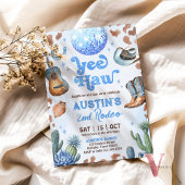 ELKE LEEFTIJD RODEO Cowboy Blauw Bruin Verjaardag  Kaart