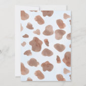 ELKE LEEFTIJD RODEO Cowboy Blauw Bruin Verjaardag Kaart (Achterkant)