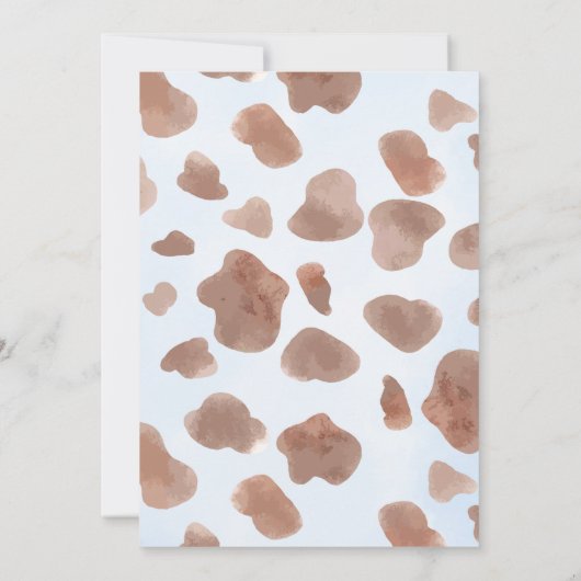 ELKE LEEFTIJD RODEO Cowboy Blauw Bruin Verjaardag Kaart (Achterkant)