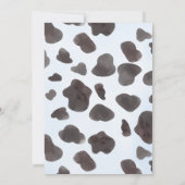 ELKE LEEFTIJD RODEO Cowboy Blue Black Verjaardag Kaart (Achterkant)