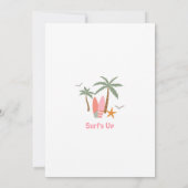 ELKE LEEFTIJD roze Surf omhoog Nodig surfen verjaa Kaart (Achterkant)