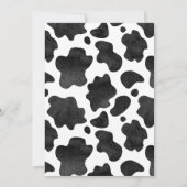 Elke leeftijd rustiek hout Western verjaardagsfees Kaart (Achterkant)