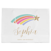 Elke leeftijd schieten ster regenboog gepersonalis groot cadeauzakje (Achterkant)