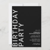 Elke leeftijd Slank Zwart Modern Geslacht Neutraal Kaart (Voorkant)