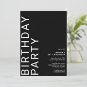 Elke leeftijd Slank Zwart Modern Geslacht Neutraal Kaart (Staand voorkant)