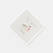 Elke leeftijd slok en verf verjaardag servet (Hoek)