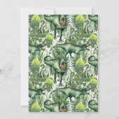 ELKE LEEFTIJD T-Rex Dinosaur Boy's Birthday Party Kaart (Achterkant)