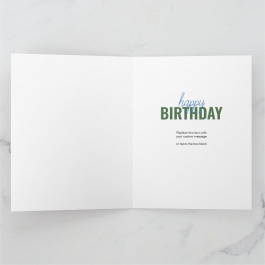 Elke leeftijd van 8 jaar Fotocollage Koel Aangepas Kaart (Binnen)