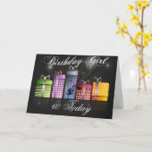 ELKE LEEFTIJD VERJAARDAG KAART (Gele Bloem)