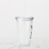 Elke leeftijd verjaardag klaar voor groene raceaut acryl drinkbeker (Rechts)