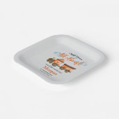 Elke Leeftijd Verjaardag Mooie Train Waterverf Par Papieren Bordje (Gebogen)