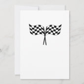 Elke Leeftijd Verjaardag Red Formula Car Race op O Kaart (Achterkant)