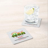 Elke leeftijd Verjaardag Schattigee kleurrijke tre Kartonnen Onderzetters (Insitu)