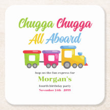 Elke leeftijd verjaardagsfeestje Chugga Choo kleur