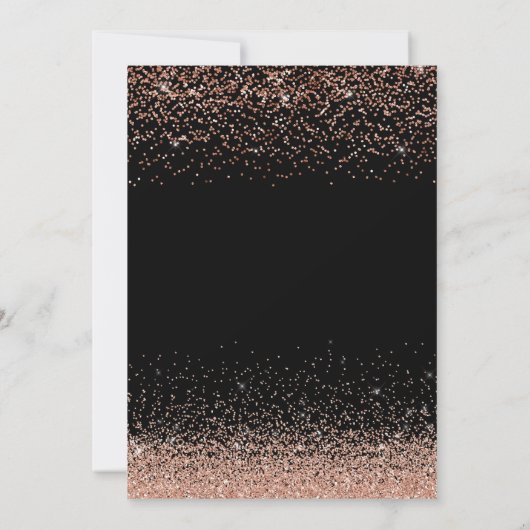 Elke leeftijd verjaardagsfeestje kaart (Achterkant)