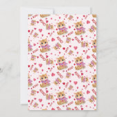 ELKE LEEFTIJD Waterverf Valentijnsdag Kat Verjaard Kaart (Achterkant)