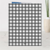 Elke leeftijd zwart-wit 7 Photo Collage Verjaardag Kaart (Achterkant)