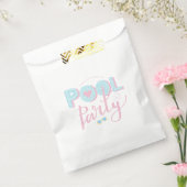 Elke leeftijd zwembad feest verjaardag bedankzakje (Gezegeld)