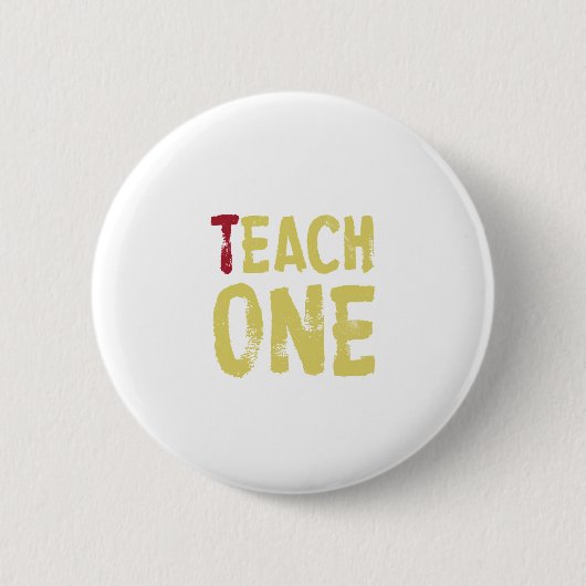 Elke les geeft één ronde button 5,7 cm (Voorkant)
