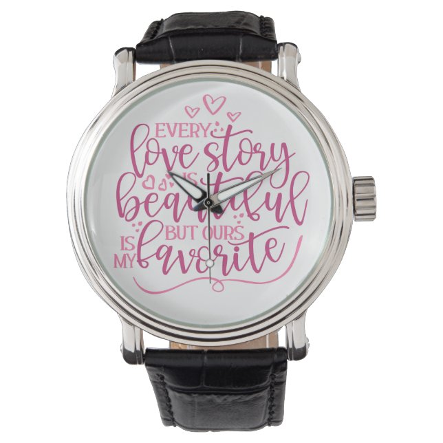 Elke liefdesgeschiedenis horloge (Voorkant)