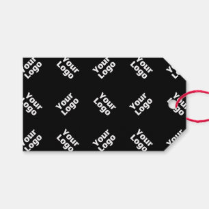 Elke logo of geüpload afbeelding Verspreid patro Cadeaulabel