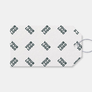 Elke logo of geüpload afbeelding   Verspreid patro Cadeaulabel