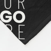 Elke logo of geüpload afbeelding | Verspreid patro Fleece Deken (Hoek)
