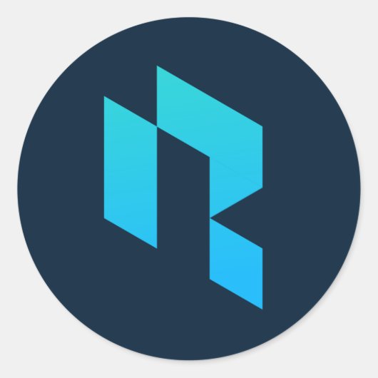 Elke Logo ronde Sticker (Voorkant)