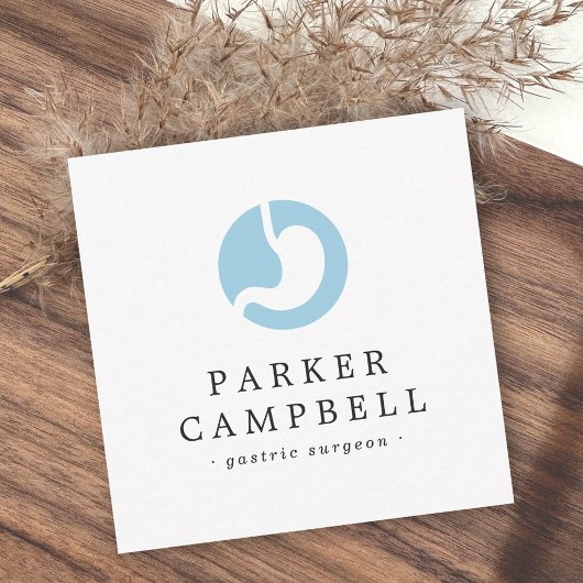 Elke logo van de kleurenmaag modern minimalistisch vierkante visitekaartje