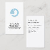 Elke logo van de kleurenmaag verticaal modern mini visitekaartje (Voorkant / Achterkant)