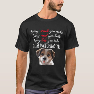 Elke maaltijd bak je grappige Jack Russell Terrier T-shirt