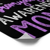 Elke maand is fibromyalgie bewustzijnsmaand poster (Hoek)