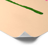 Elke mens is een artiest inspirerend citaat poster (Hoek)