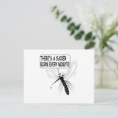 Elke minuut wordt er een Sucker geboren. Briefkaart (Staand voorkant)