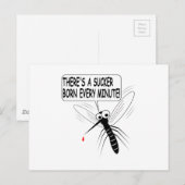 Elke minuut wordt er een Sucker geboren. Briefkaart (Voorkant / Achterkant)