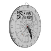 Elke minuut wordt er een Sucker geboren. Dartbord (Voorkant Links)