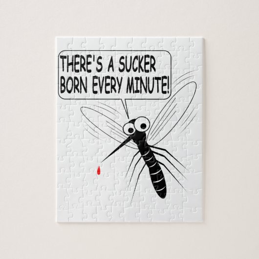 Elke minuut wordt er een Sucker geboren. Legpuzzel (Verticaal)