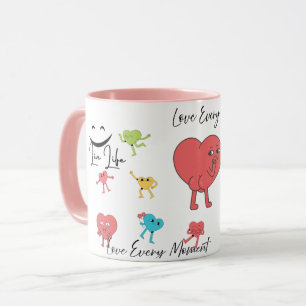 ☕ Elke Moment Liefhebben – Inspirerende Koffie Mok