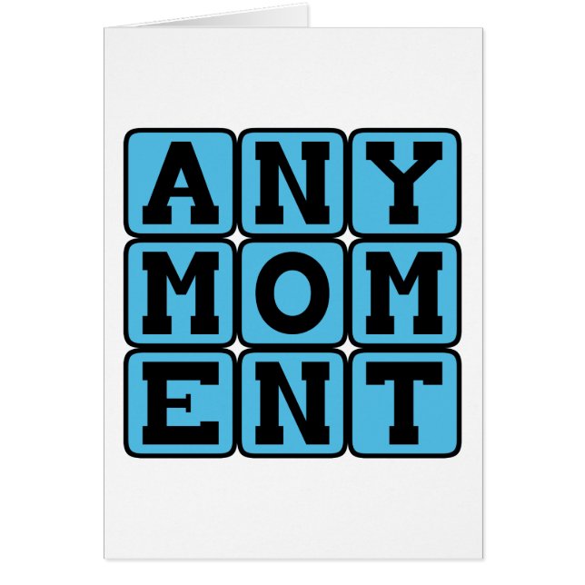 Elke Moment, Zwangerschapsaankondiging (Jongen) (Voorkant)